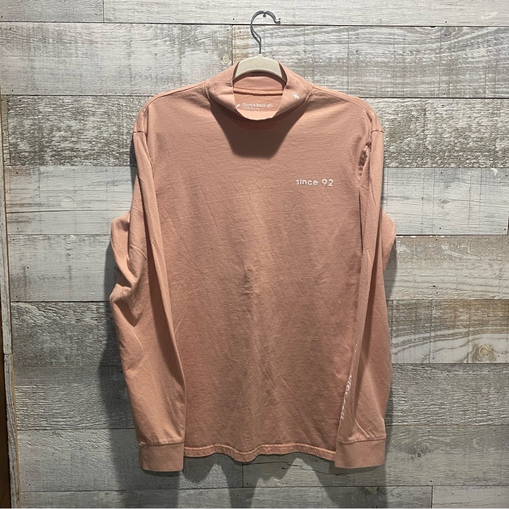 Dutch Bros Coffee Turtle Neck Long Sleeve Tee